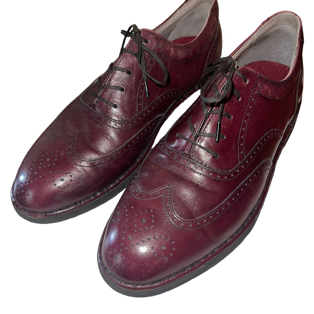 Rockport DresSport  Men’s Lace Up Leather Oxford Loafer Vibram Sole Sz 9W